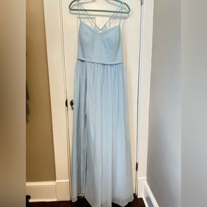 AZAZIE SKY BLUE SHELLY SIZE 16 BRIDESMAID DRESS NWT light blue bridesmaids dress